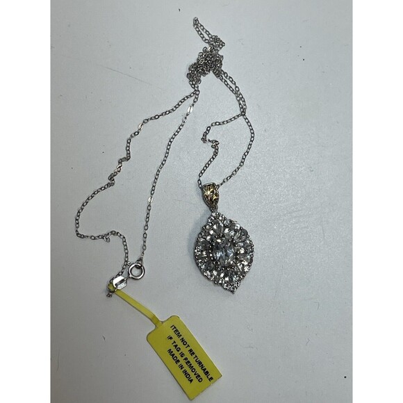 CHRYSOS STS 925 Sterling Silver Pendant And Chain Necklace New - Picture 13 of 13